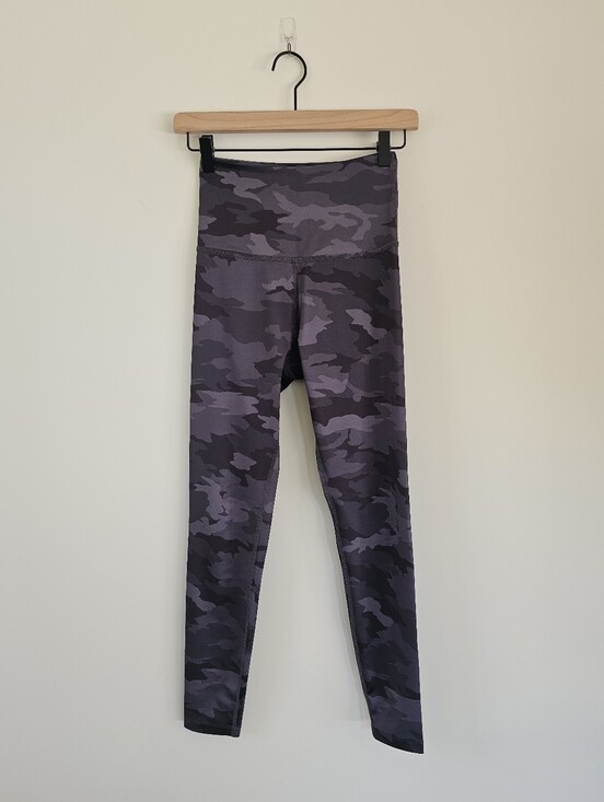 Beyond Yoga Pants - Beyond Yoga Grey Camouflage High-Waist Leggings